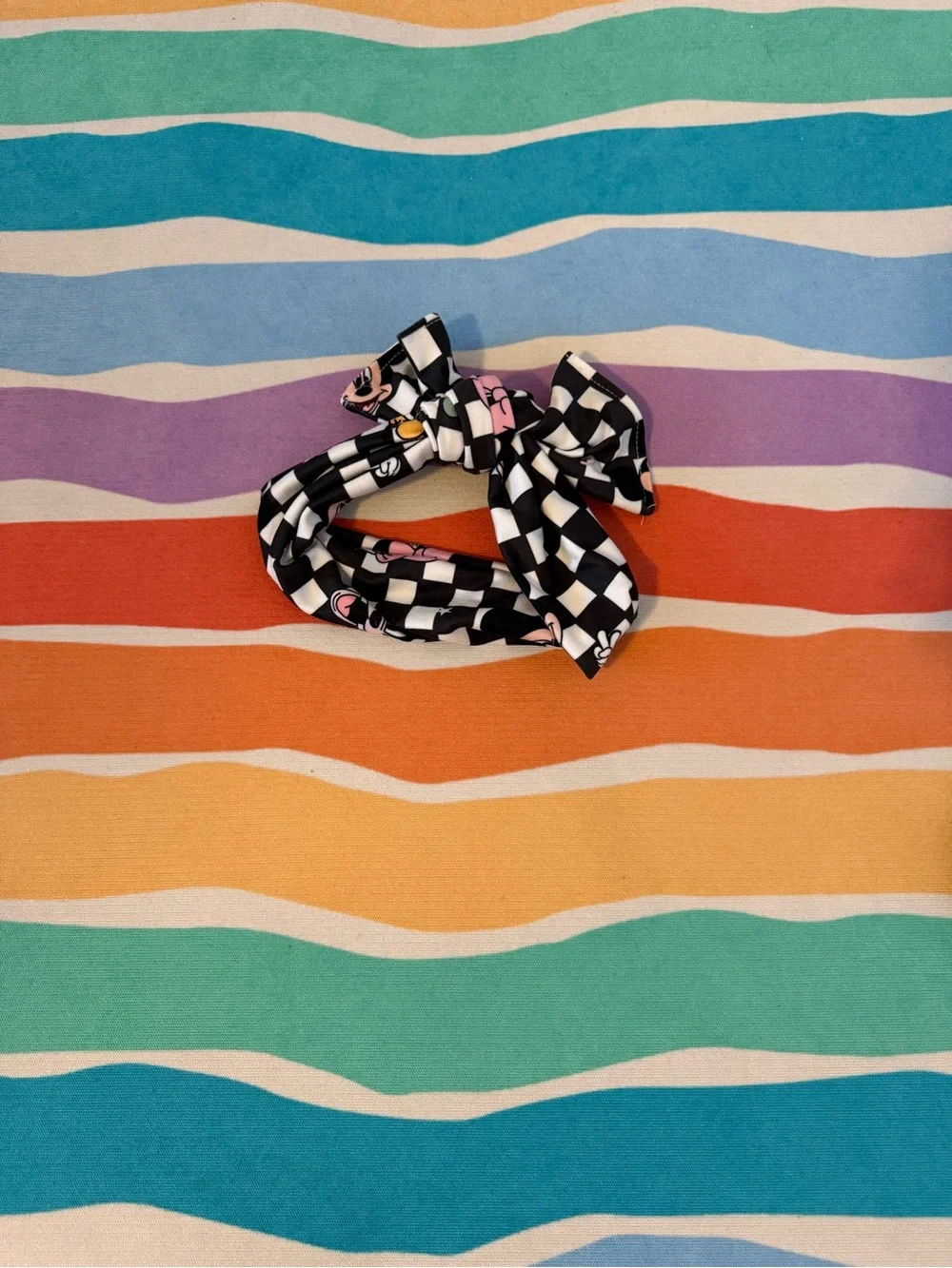 Hippie Skippie kids matching checkered character head wrap